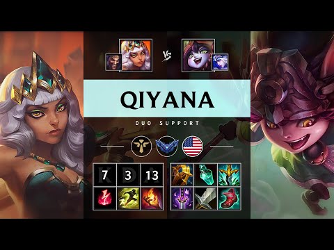 Qiyana Support vs Lulu - NA Diamond Patch 25.06