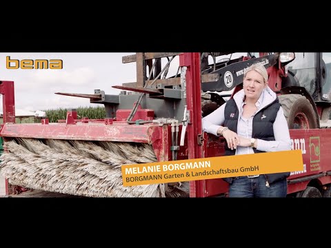 Kehrmaschine für Landschaftsbau | bema 3 Robust | Borgmann Garten- und Landschaftsbau