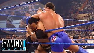 Download lagu The Rock Vs Kurt Angle Part 1 - SMACKDOWN! mp3