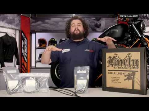 Burly Handlebar Cable Installation Kit for Harley Review at RevZilla.com