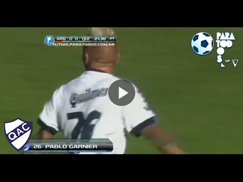 Gol de Garnier. Argentinos 0 Quilmes 1 Fecha 17. Torneo Inicial 2013. Fútbol Para Todos