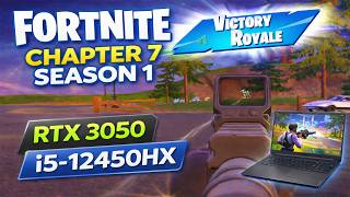 Fortnite Chapter 7 Season 1 Lenovo LOQ RTX 3050 i5-12450HX FPS Test