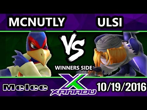 S@X 172 - Mcnutly (Falco) Vs. Ulsi (Sheik) - SSBM Tournament - Smash Melee
