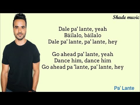 Alex Sensation, Anitta, Luis Fonsi - Pa Lante (English and Spanish Lyrics)