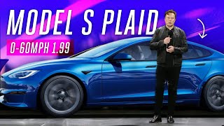 Tesla Model S Plaid Release: 0-60mph in under 2 seconds