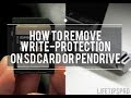 How To Remove Write Protection From USB Drives And Memory Cards Windows 10 2018
