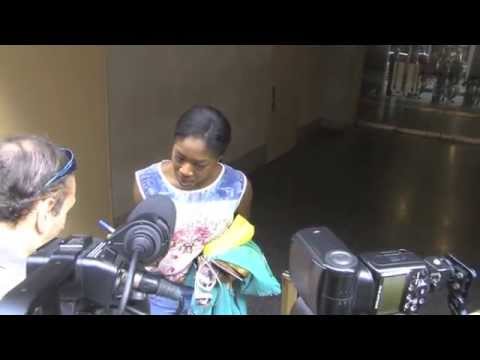 Amber Holcomb At TV Studios In NYC