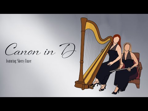 Canon in D | Pachelbel 10 hours | harp and flute instrumental music with water sounds for study work