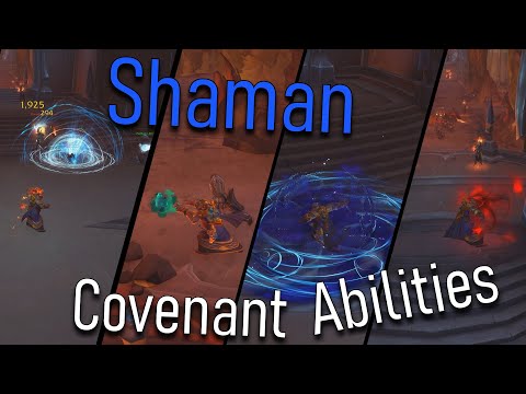 ALL SHAMAN COVENANT ABILITIES - World of Warcraft Shadowlands Alpha