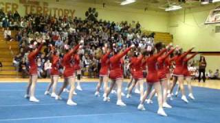 preview picture of video 'Sanford High School Varsity Cheerleading - SMAA's 2010'