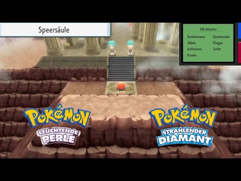 Weg zur Speersäule - Dialga Palkia - Route Kraterberg - Pokémon Strahlender Diamant Leuchtende Perle