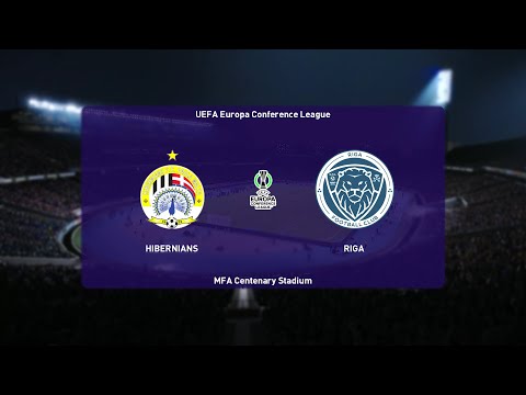 ⚽ Hibernians vs Riga ⚽ | UEFA Europa Conference League (12/08/2021) | PES 2021