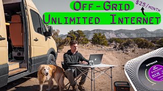 CHEAP Unlimited Internet for your Van/RV/Tiny Home or even small Apartment | 2023 | $25/Month