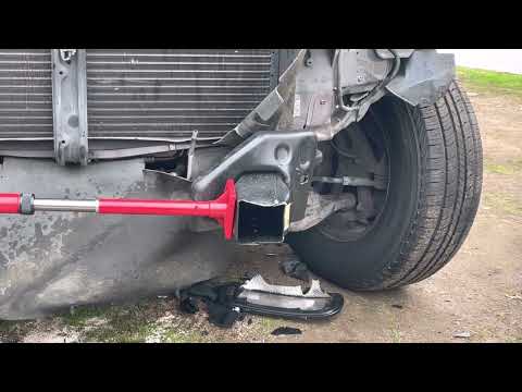 Fixing bent frame rail on 2005 Ford F-150