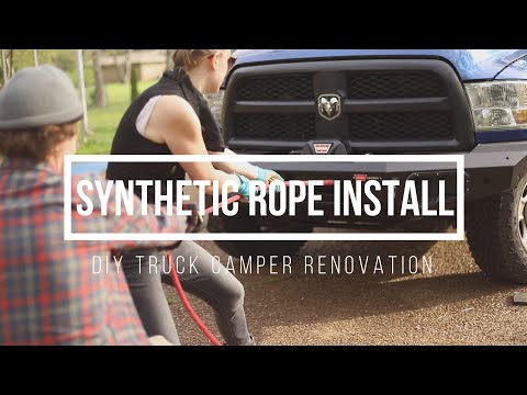 How To Install A Synthetic Rope On A Warn Zeon Winch