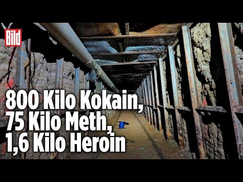 Drogen-Tunnel von Mexiko in die USA entdeckt