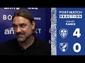 “A wonderful performance” | Daniel Farke reaction | Leeds United 4-0 Norwich City (Agg: 4-0)