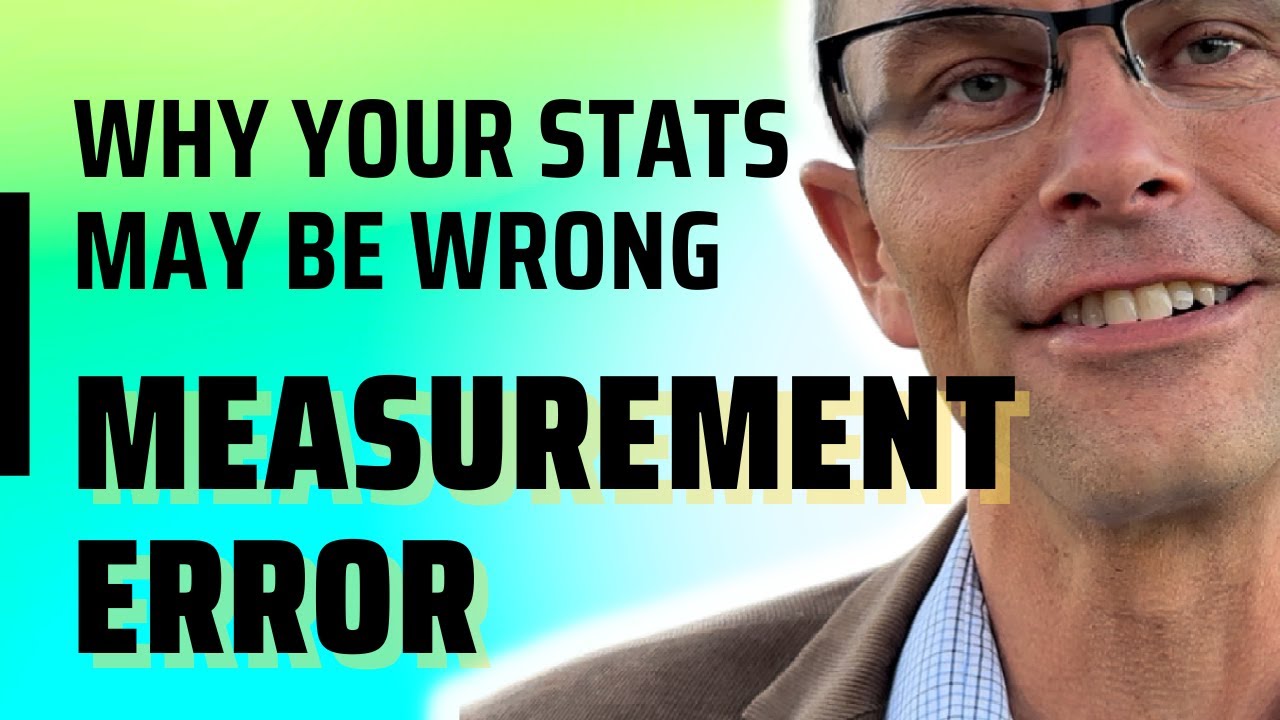 The Threats To Statistical Conclusion Validity - Measurement Error