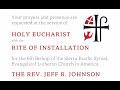Sierra Pacific Synod: Installation of Bishop Jeff Johnson