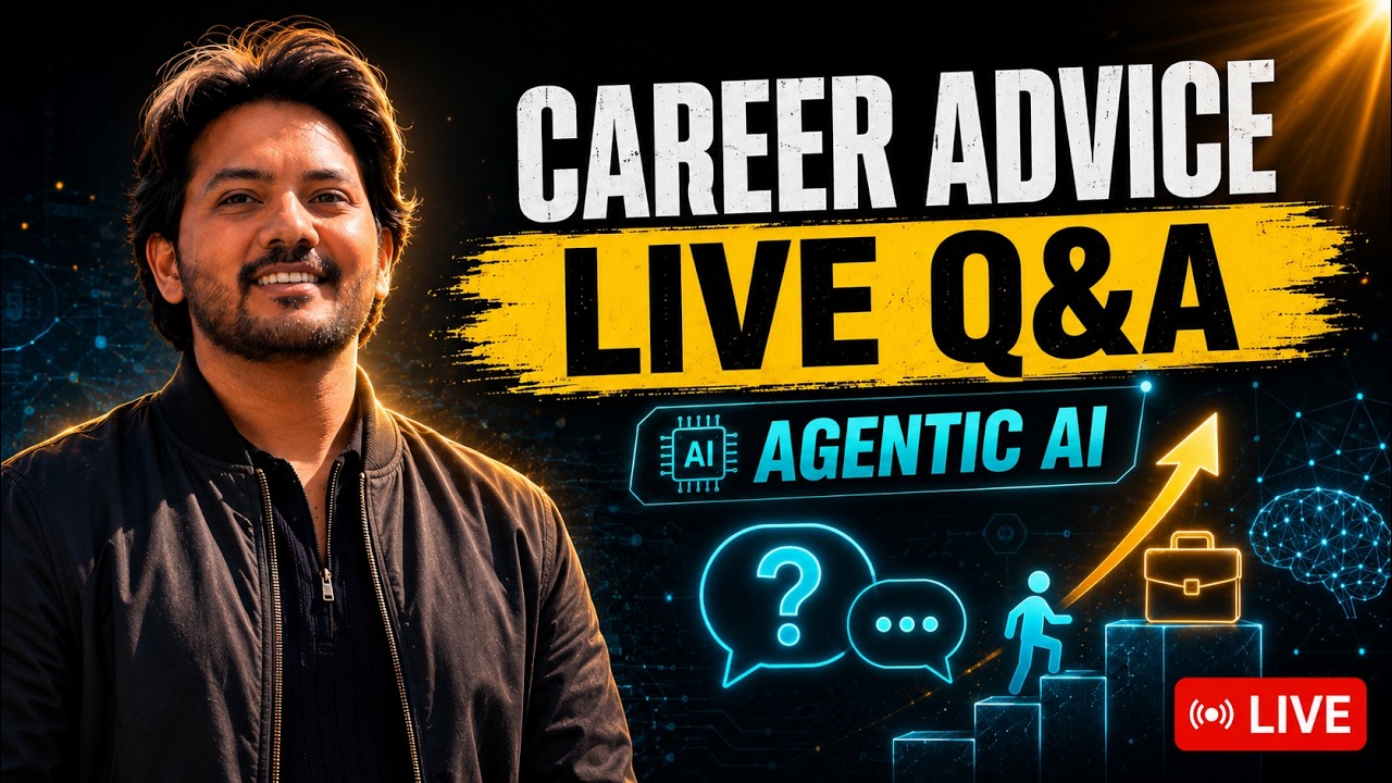 Career Q&A LIVE: How to Build Your AI Career in the Agentic AI Era