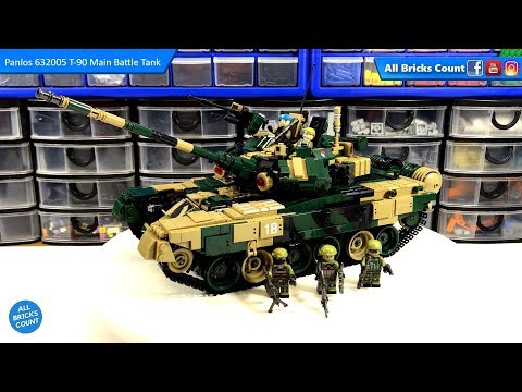 Panlos Brick 632005 Tank World T-90 Main Battle Tank #Panlos #Russian #T90 #Tank #AllBricksCount