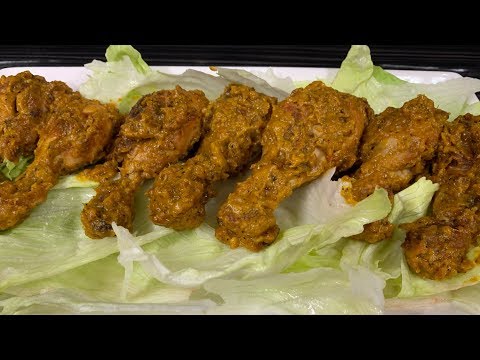 Piernas de pollo en salsa de mango