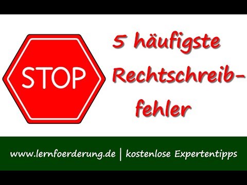 5 häufigste Rechtschreibfehler - ganz einfach vermeiden