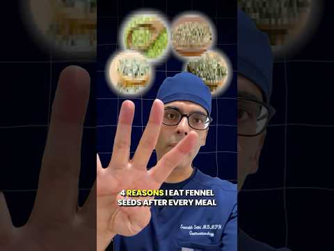 Why I Eat Fennel Seeds Daily as a Gastroenterologist‼️Dr Sethi