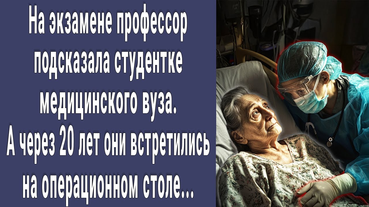 На экзамене профессор подсказала студентке. А через 20 лет они встретились на операционном столе...