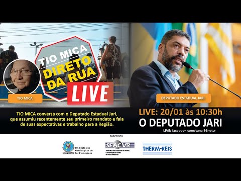 TMDR_Live com Deputado Estadual Jari 20/01/2022