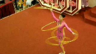 Acrobatic Performance (Four Hula Hoops)