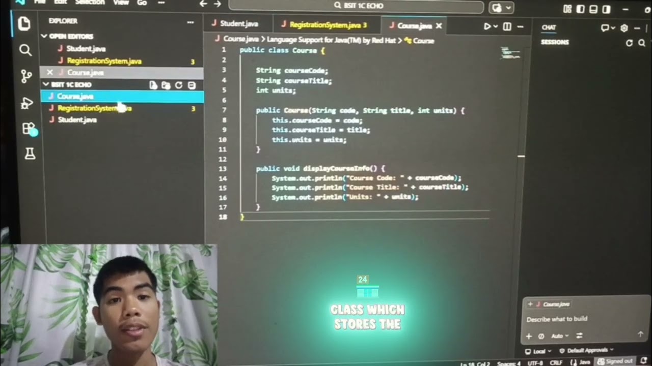 “Student Course Registration System in Java | Quick & Simple Explaination”
