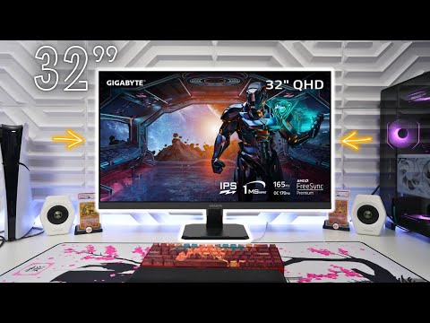 Gigabyte GS32Q 32-inch 1440P Gaming Monitor Review : Under $250 🔥