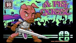 C64. A Pig Quest. Level 2. Terror In Town.