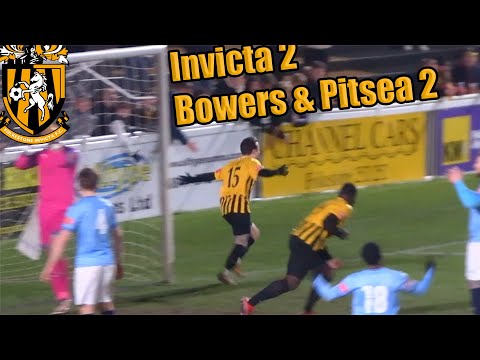 Highlights | Folkestone Invicta 2-2 Bowers & Pitsea | Pitching In Isthmian Premier Division | 8/2/22