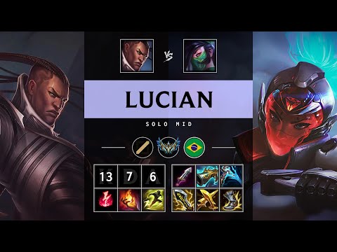 Lucian Mid vs Akali - BR Challenger Patch 25.08