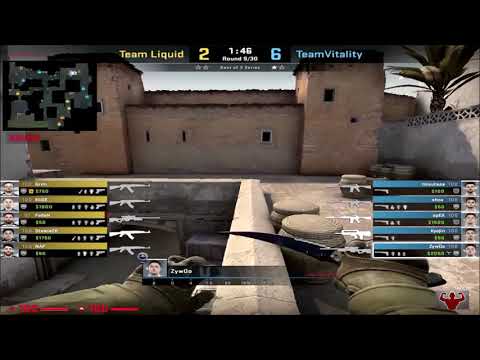 CSGO POV DEMO ZywOo (24-10)(Vitality) vs Liquid / dust2 / BLAST Premier Fall Final 2021