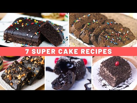 7 Easy Tea Time Cake Recipes in 20 Minutes | Eggless Cake Recipes | Mintsrecipes