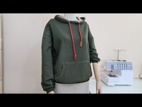 Kapüşonlu, Cepli Sweatshirt Kesimi ve Dikimi / M-L-XL Beden Uyumlu Eşofman