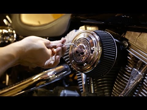 How to assemble V&H VO2 air filter to Harley