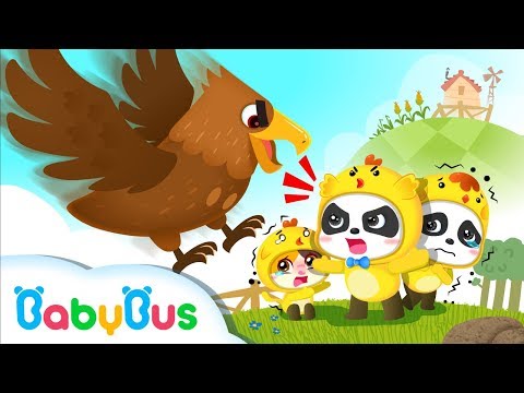 Bad Eagle Wanna Catch Little Chicks | Number Song | Learn Colors, Ice Cream | Kids Song | BabyBus