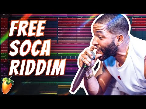 FREE SOCA Riddim, Project file(FLP) & Multi-tracks! Adam O type Beat??