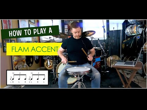 How to play a Flam Accent-SHORT VERSION