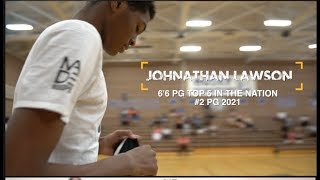 #WACG 6'6 Johnathan Lawson TOP 5 IN THE COUNTRY #2 PG 2021
