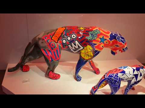 Richard orlinski animal sculptures at London