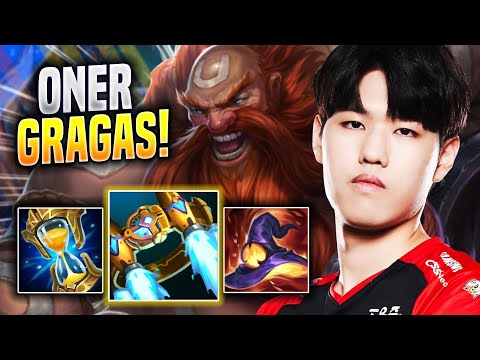 ONER IS A MONSTER WITH GRAGAS! - T1 Oner Plays Gragas JUNGLE vs Wukong! | Season 2023