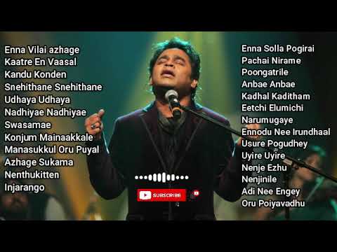 AR Rahman Top Hits Part 1 | Tamil songs | AR Rahman Hits