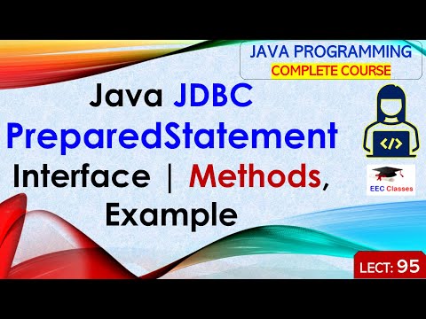L95 Java Jdbc Preparedstatement Interface Methods Example Java Programming Lectures In Hindi