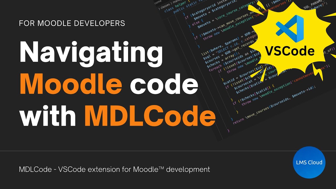 Navigating Moodle code with MDLCode