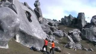 preview picture of video 'Nasal Slip, V4, Castle Hill NZ'